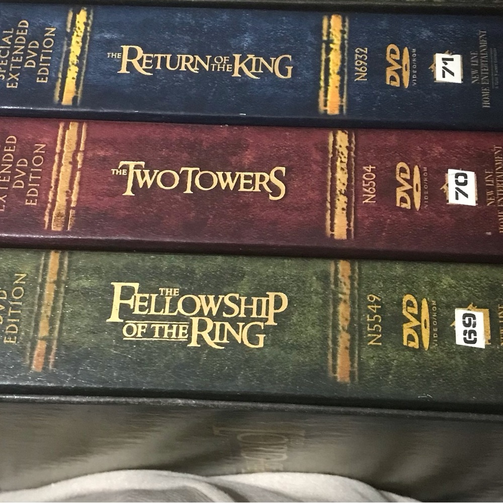Lord of the Rings Extended Edition DVD Set